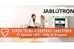 Jablotron programmazione centrali: iscriviti al corso presso la sede di Bergamo